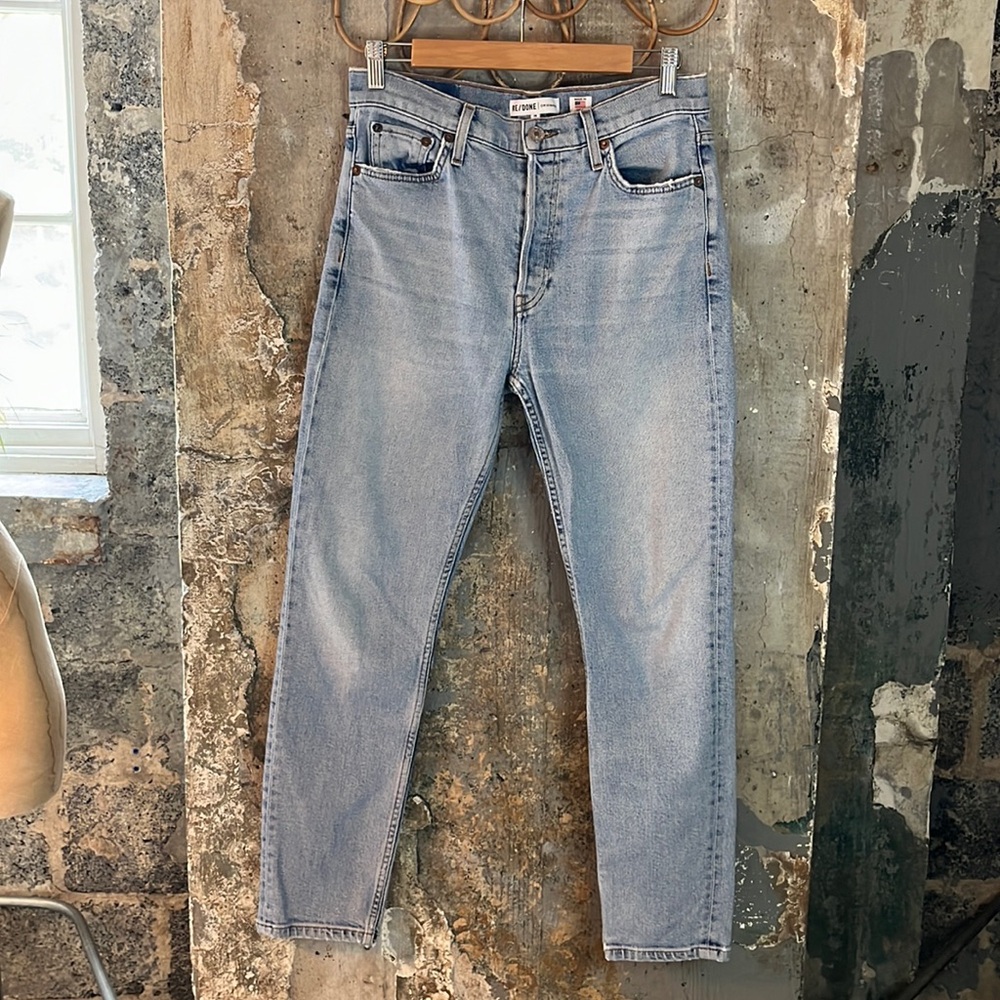 High-Rise Light Blue Women's Jeans